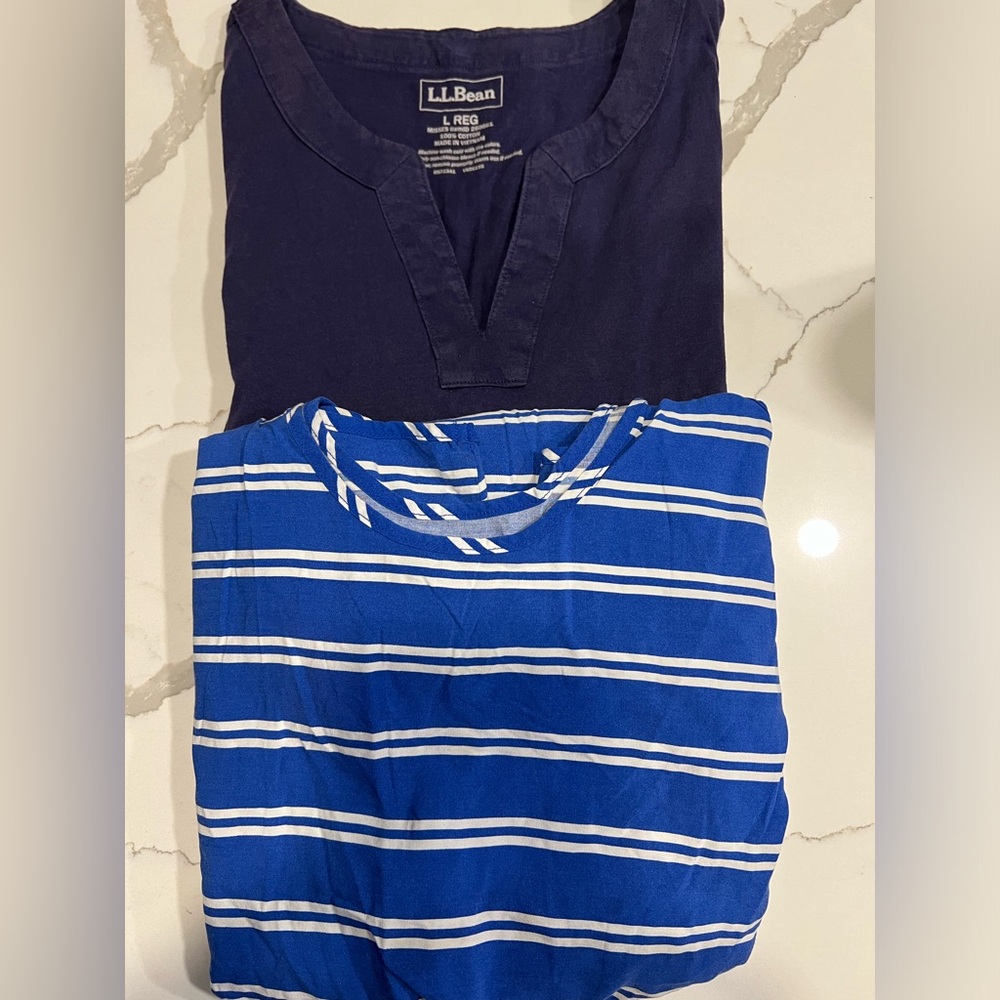 Lot of 2 LL Bean/Gap Swim Cover Up Dress Sz Large